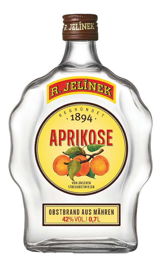 R.JELINEK Aprikose Obstbrand (Apricot Brandy) 42% Vol. 0,7l